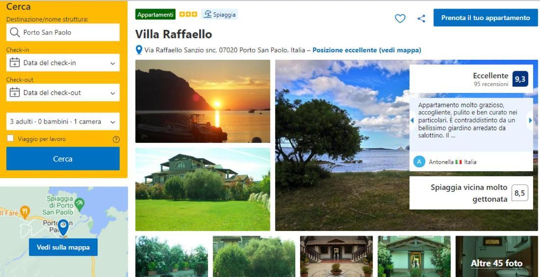 Villa Raffaello Porto San Paolo  Esterno foto